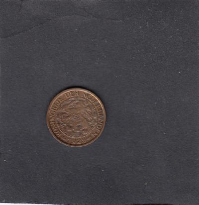 Beschrijving: 1 Cent WILHELMINA 